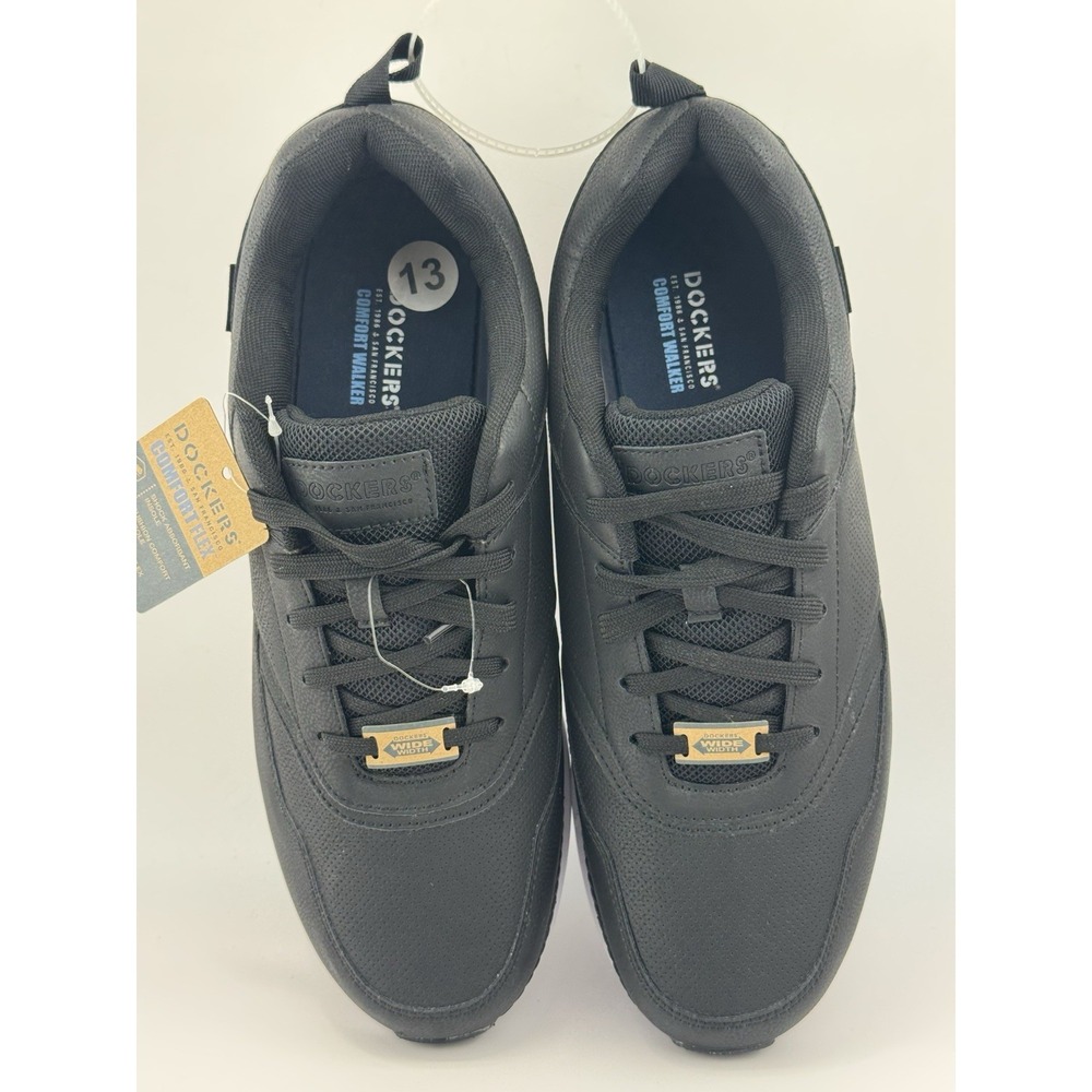 Dockers' Comfort Flex Walker Men's Wide Black White Shock Absorbant Work Size 13 - Picture 6 of 8